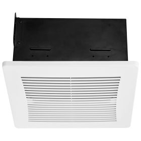 Bathroom Exhaust Fan, 50-80-110 CFM Bathroom Vent, Low-Noise, Premium Motor Ceiling Fan, Standard 4-inch Duct Interface for Laundry Room, Storage Room