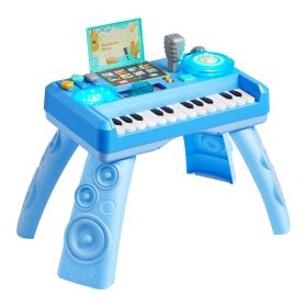 Baby DJ Playset for Toddlers 1-3, Educational Musical Table Toys with 133 Sound Sources, Recording and LED DJ Turntable