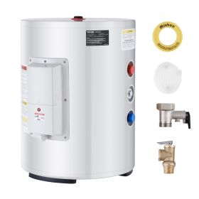 Electric Water Heater, 10 Gallon Tank Instant Hot Water Heater, 1.6Kw Tankless Water Heater w/ LED Display,Knob Control