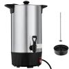 Commercial Coffee Urn, 60 Cup 9 L Hot Beverage Dispenser with Dripless Faucet, Quick-Brewing Stainless Steel Large Commercial Coffee Maker