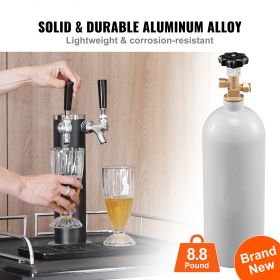 CO2 Regulator Gauge with 0-60PSI, Heavy Duty CO2 Gauge Gas System, Draft Beer Regulator with Adjustable Pressure Regulator