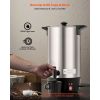 Commercial Coffee Urn, 60 Cup 9 L Hot Beverage Dispenser with Dripless Faucet, Quick-Brewing Stainless Steel Large Commercial Coffee Maker