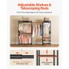 Clothing Garment Rack, Heavy Duty Clothes Rack, Freestanding Clothes Racks with Steel Frame