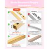Arch Backdrop Stand, Set of 3, 6/5/4 ft, Stable Structure, Easy Assembly, Gold Metal Arch Backdrop Stand for Wedding, Birthday Party, Graduation