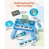 Baby DJ Playset for Toddlers 1-3, Educational Musical Table Toys with 133 Sound Sources, Recording and LED DJ Turntable