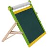 Tabletop Art Easel for Kids, 3-in-1 Wooden Double-Sided Kid's Art Easel with Magnetic Whiteboard, Chalkboard, Paper Roll