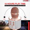 5 Core Microphone Wireless Karaoke Mic With Speaker 3 in 1 Portable Bluetooth Microfono Inalambrico